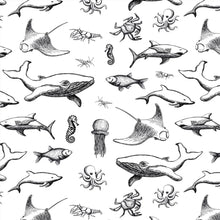 Load image into Gallery viewer, UNDERGLAZE DECAL TRANSFER - OCEAN CREATURES