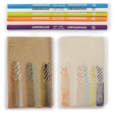 ❀グスル❀ CHRYSANTHOS WHITE UNDERGLAZE PENCIL – Euclids Pottery Store