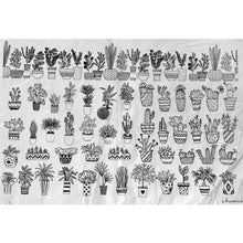 Load image into Gallery viewer, Underglaze Decal - Potted Plants