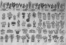 Load image into Gallery viewer, UNDERGLAZE DECAL TRANSFER  - POTTED PLANTS
