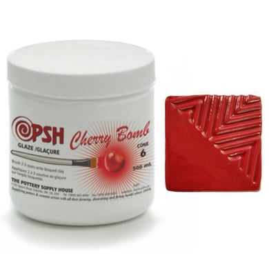 Cherry Bomb Red Cone 6 Glaze