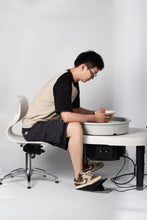 Load image into Gallery viewer, TILTING POTTER'S CHAIR STOOL
