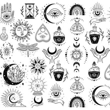 Load image into Gallery viewer, UNDERGLAZE DECAL TRANSFER  - MYSTICAL

