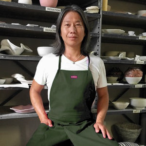 CLAYPRON POTTER'S APRON (OLIVE)