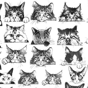 Underglaze Decal - Cats