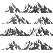 Load image into Gallery viewer, Underglaze Decal Transfer - Mountains
