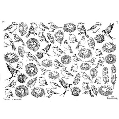 Underglaze Decal - Nests