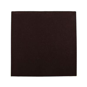 12" square felt pad brown
