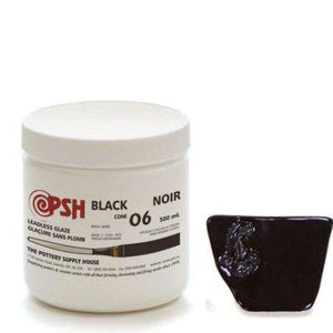 500ml 06 Black Gloss Glaze