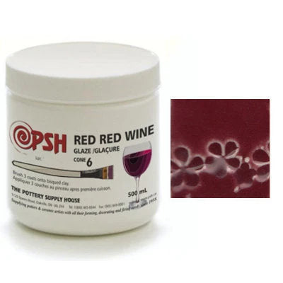 500ml 6 Red Wine Glaze