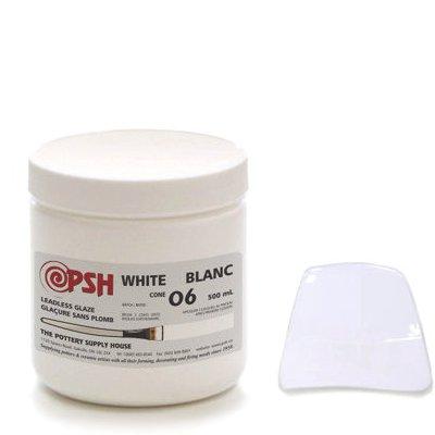 500ml 06 White Gloss Glaze
