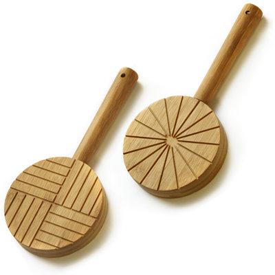 bamboo paddle round head