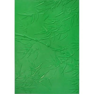 BAMBOO TEXTURE MAT GREEN PLASTIC