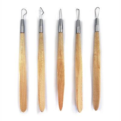 EUCLID STAINLESS MODELING & CARVING TOOL SET (9) – Euclids Pottery Store