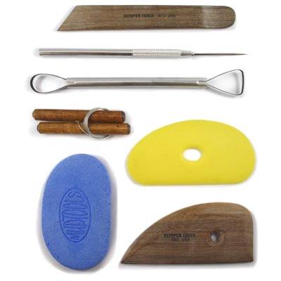 DELUXE POTTERY THROWING TOOL SET – Euclids Pottery Store